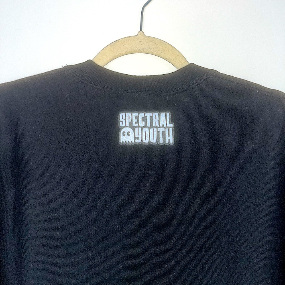 NWT BLACK HOLE MONOPLEXxSPECTRAL YOUTH Small Batch Unisex Graphic Sweatshirt - Picture 3 of 4